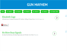 Tablet Screenshot of gunmayhem2.net